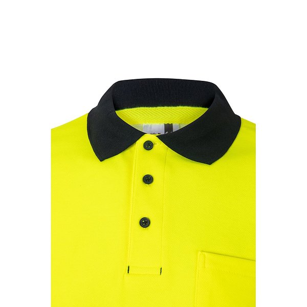 Zweifarbiges Piqué-Poloshirt (150g/m²) mit kurzen Ärmeln, aus Baumwolle (55%) und Polyester (45%) Lixja