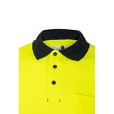 Zweifarbiges Piqué-Poloshirt (150g/m²) mit kurzen Ärmeln, aus Baumwolle (55%) und Polyester (45%) Lixja