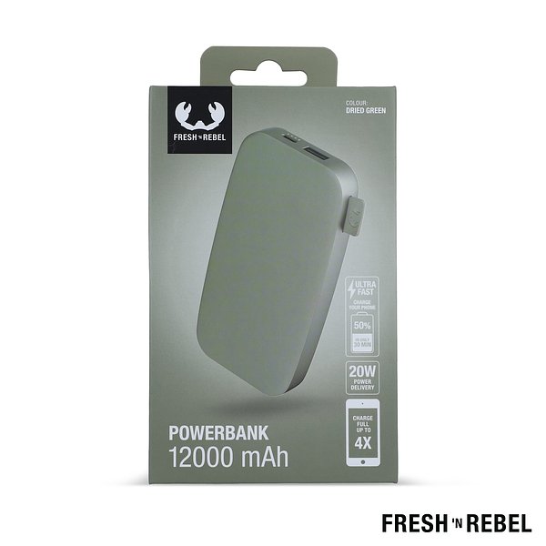 Powerbank 12.000mAh USB-C Ultra Fast Charging 20W Steivat