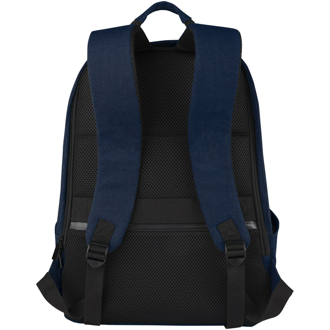 15,6 Zoll Anti-Diebstahl Laptop-Rucksack 18 L aus GRS-recyceltem Canvas - Lüzzi
