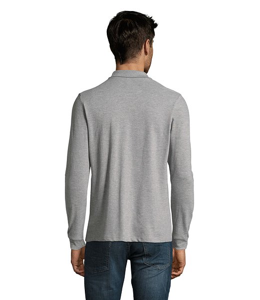 Männer Long-Sleeve Polo 180g Cilgian