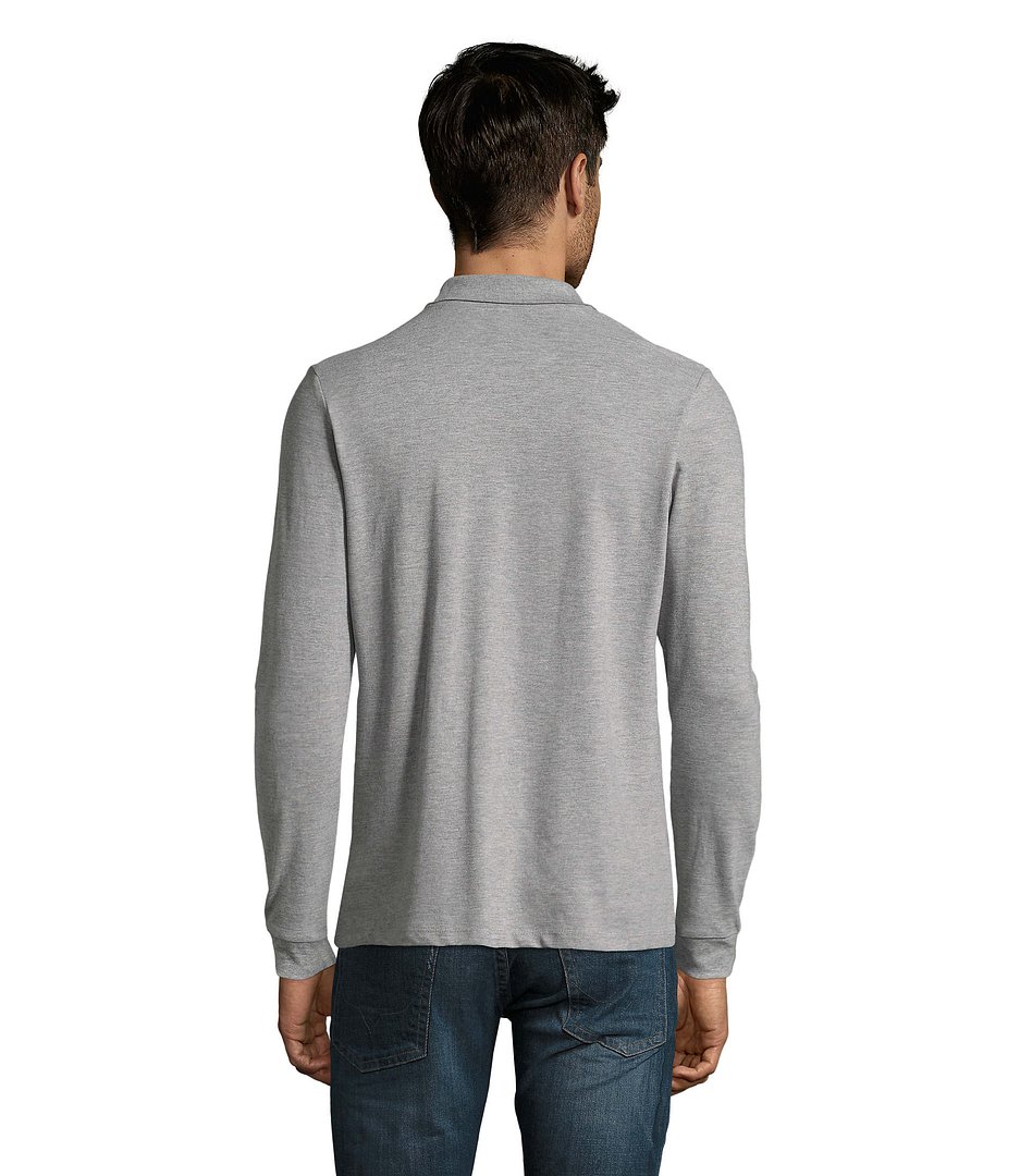 Männer Long-Sleeve Polo 180g Cilgian