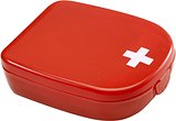 Erste-Hilfe-Set Gianna | Kunststoffkoffer | Rot mit weissem Kreuz