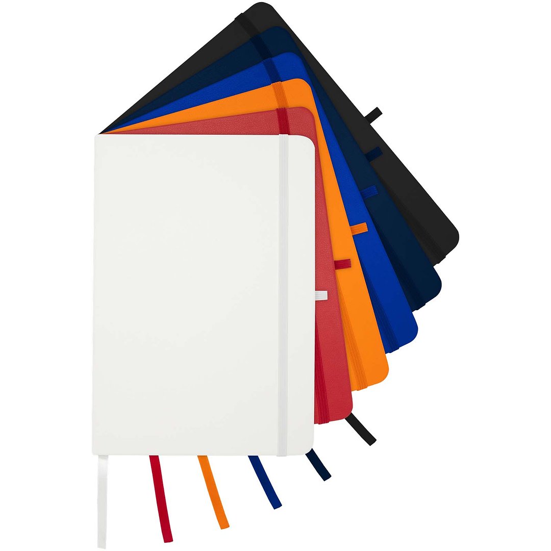 A5 Hardcover Notizbuch, liniert, aus recyceltem Material - Ansen