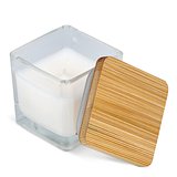 Chakra Kerze auf pflanzlicher Basis im Glasgefäß Utzi