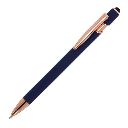 Kugelschreiber Paris Deluxe Metall gummiert Helieri