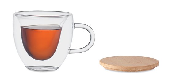 Doppelwandiges Borosilikatglas Ramingi