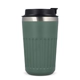 Recycelter Edelstahl-Thermobecher für Kaffee zum Mitnehmen, 400 ml Natianng