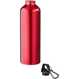 770 ml RCS-zertifizierte Trinkflasche aus recyceltem Aluminium mit Karabinerhaken - Wari