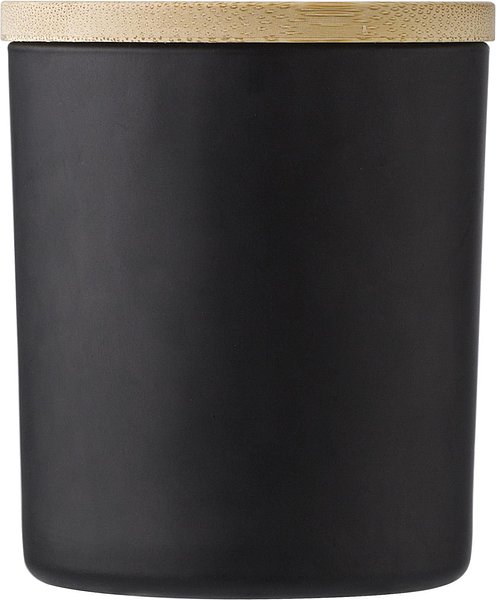 Kerze Rendi | Glas mit Bambusdeckel | Sojawachs | 280 g