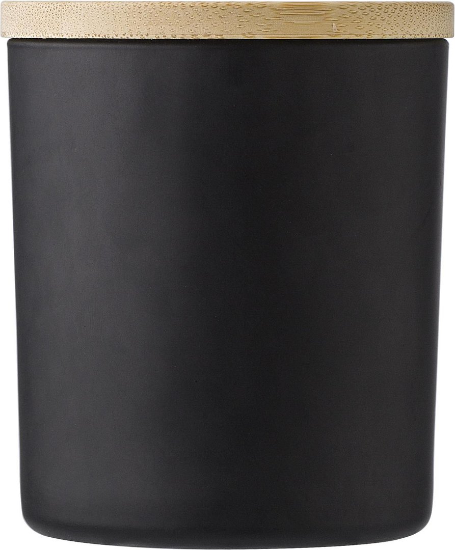Kerze Rendi | Glas mit Bambusdeckel | Sojawachs | 280 g