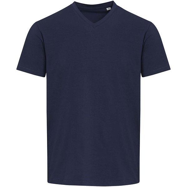 Kurzärmeliges T-Shirt V-Ausschnitt aus 200 g/m² Bio Baumwolle (OCS), unisex - Benina