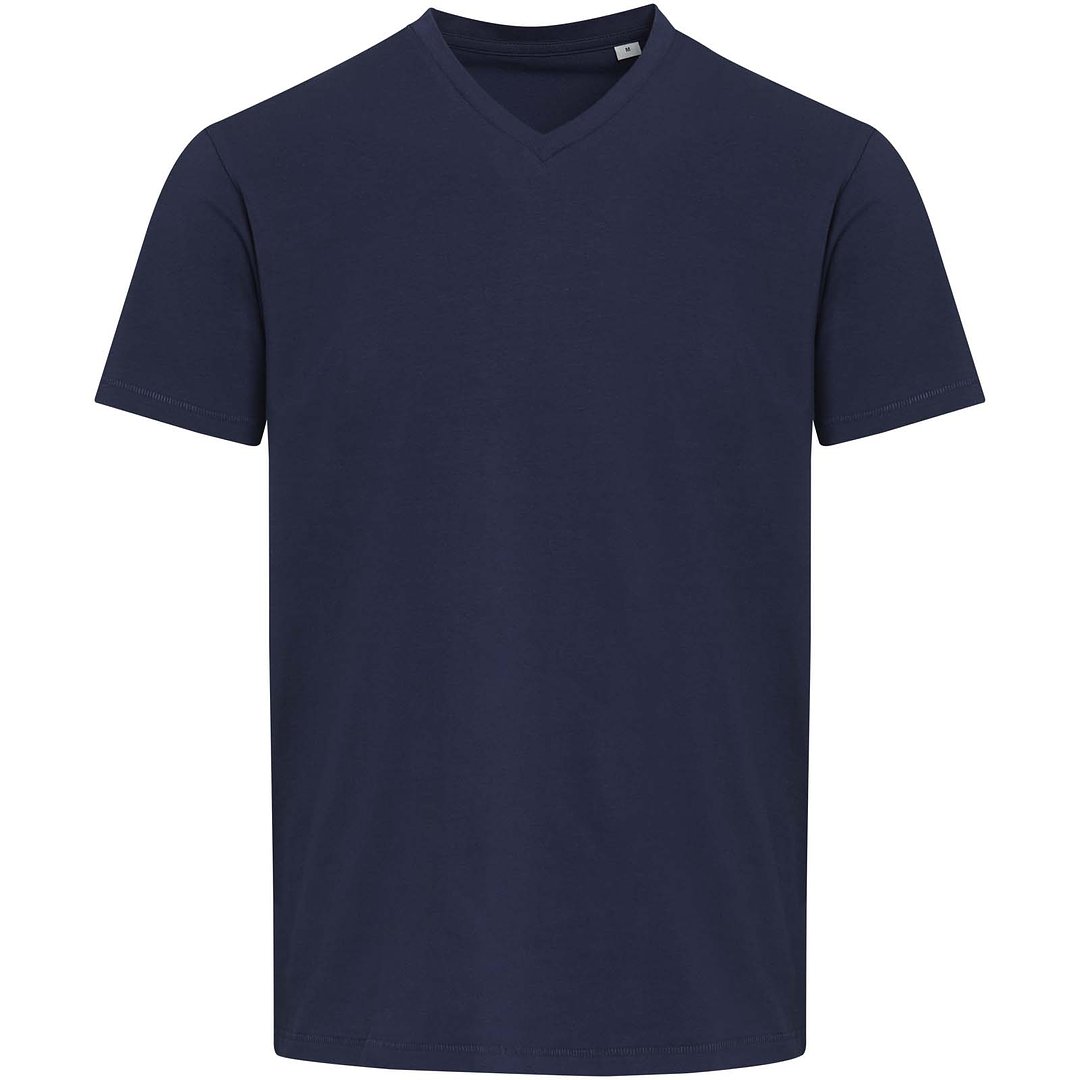 Kurzärmeliges T-Shirt V-Ausschnitt aus 200 g/m² Bio Baumwolle (OCS), unisex - Benina