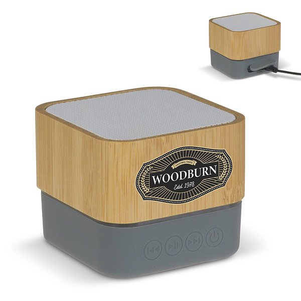 Speaker bamboo square 3W Lorix