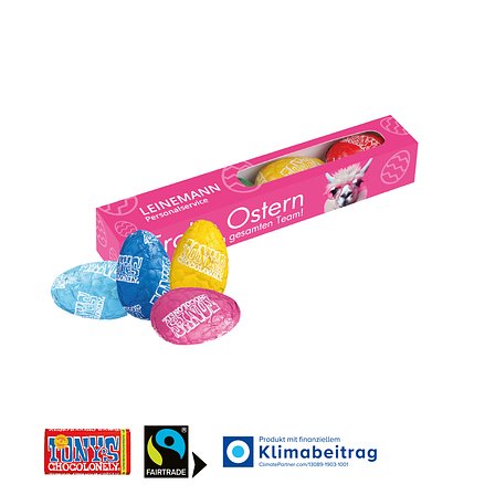 Eier-Parade mit Tony´s Schokolade