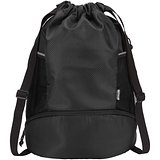 GRS-recycelter Sportbeutel mit Bodenfach 18 L - Leen