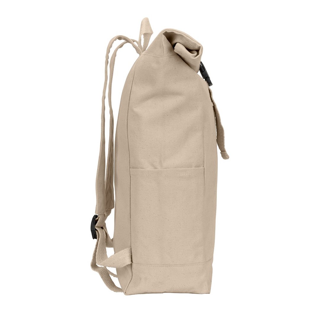 Roll-Top-Rucksack aus recyceltem Baumwolle und recyceltem Polyester (380 g/m²) Lüzzasch
