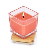 Chakra Kerze auf pflanzlicher Basis im Glasgefäß Utzi