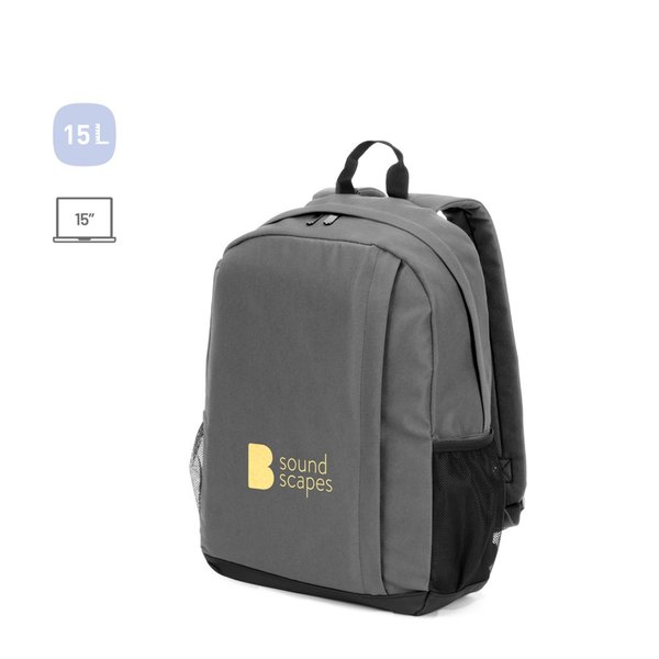 Laptop-Rucksack aus recyceltem 300D Polyester, 15" Regiafen