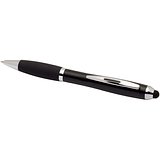 RCS Stylus Kugelschreiber aus recyceltem Kunststoff mit farbigem Schaft und schwarzem Griff (schwarze Tinte) - Annatrun