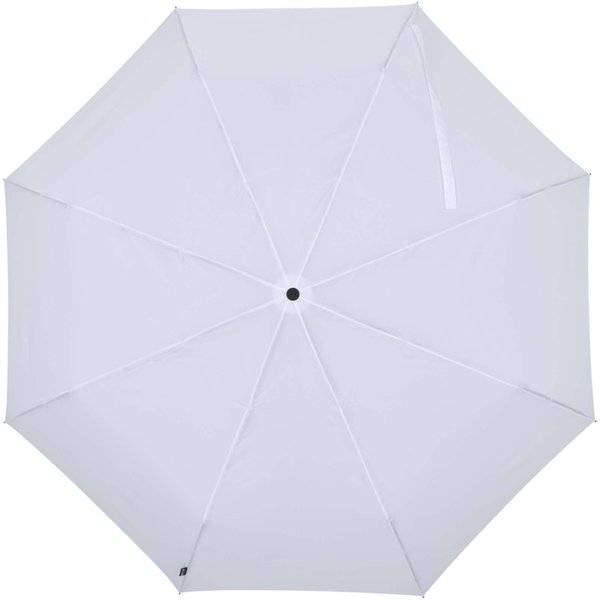 27" faltbarer RPET-Regenschirm mit automatischer Öffnungs- und Schliessfunktion - Emmascht