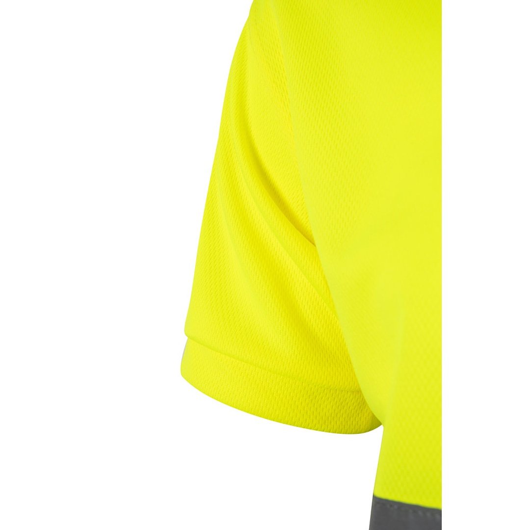 Zweifarbiges Poloshirt im Bird-Eye-Design (160g/m²) mit kurzen Ärmeln, aus Polyester (100%) Nicha