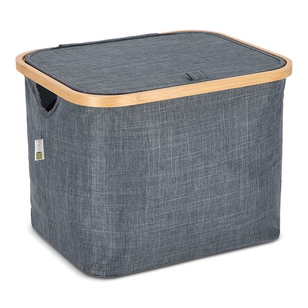 faktbarer Korb mit Deckel Sogne 40,5 x 33 x 30cm Mudorin