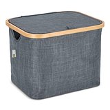 faktbarer Korb mit Deckel Sogne 40,5 x 33 x 30cm Mudorin