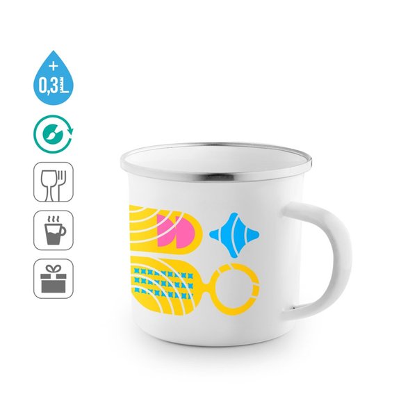 Tasse aus Emaille Rudylandi