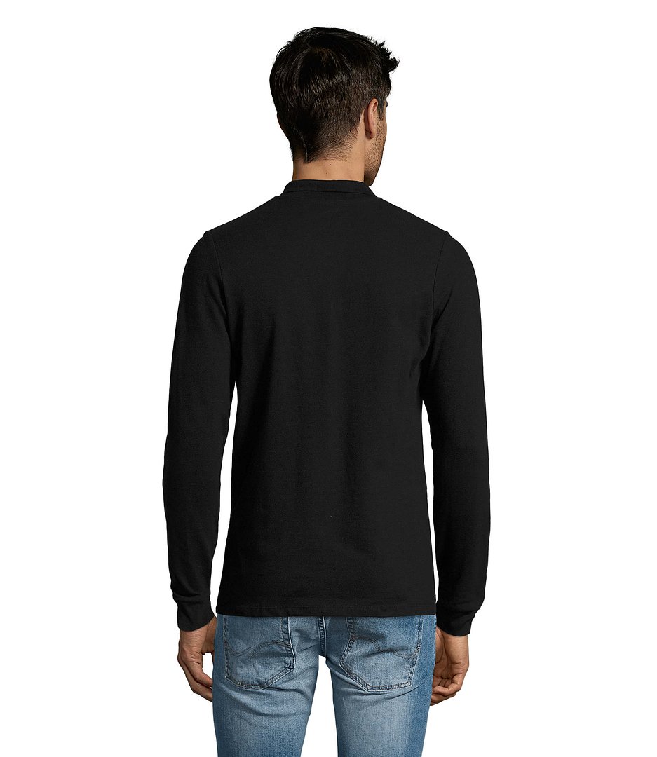 Männer Long-Sleeve Polo 180g Cilgian