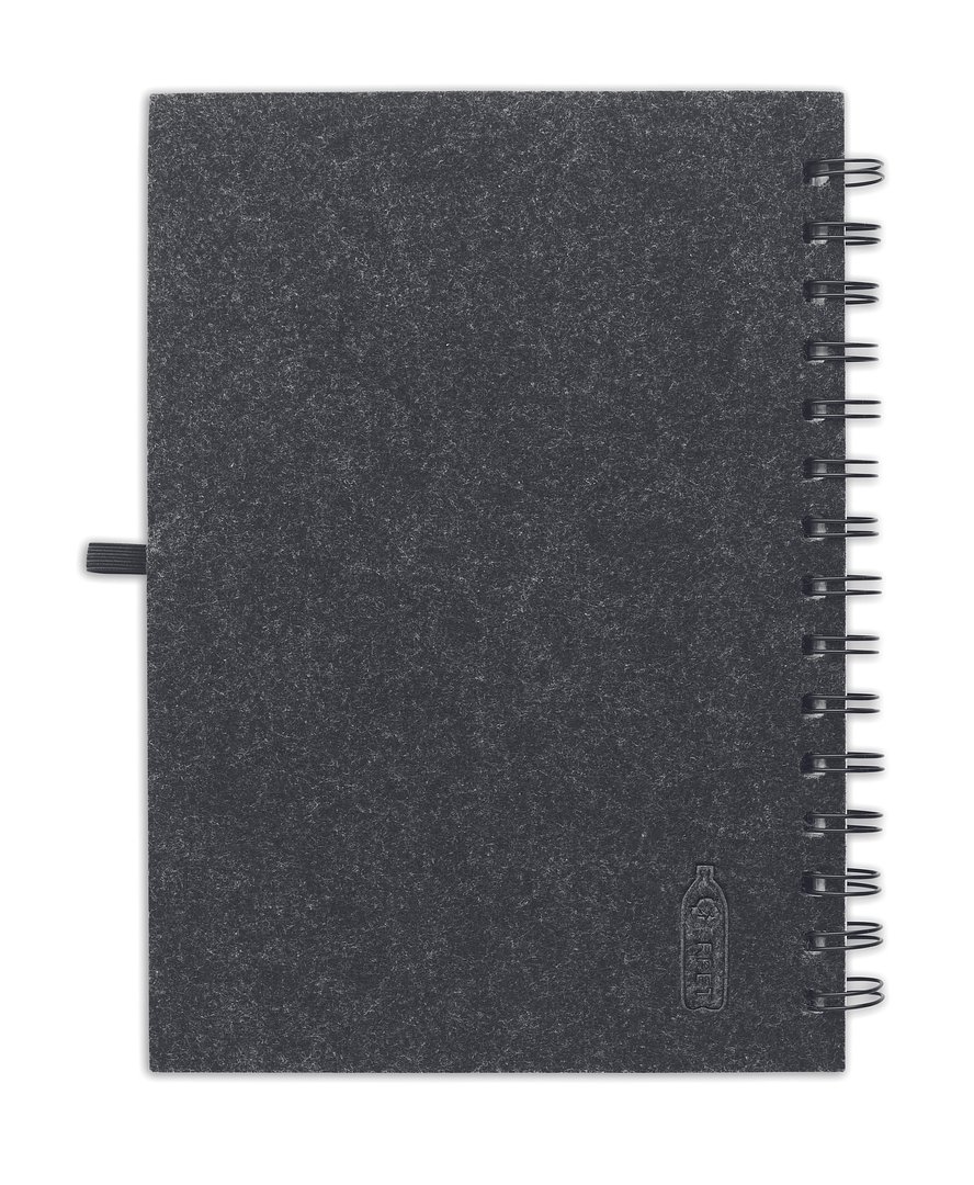 DIN A5 RPET-Filz Notizbuch Jürgri