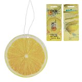 Auto-Lufterfrischer rund mit Zitronenduft Dorsicori