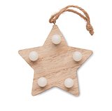 Anhänger aus Holz mit LED Giulin