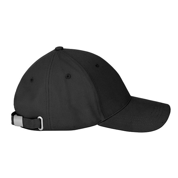 Kappe aus 100 % gebürsteter Baumwolle (260 g/m²) mit 6 Paneelen Raitlin