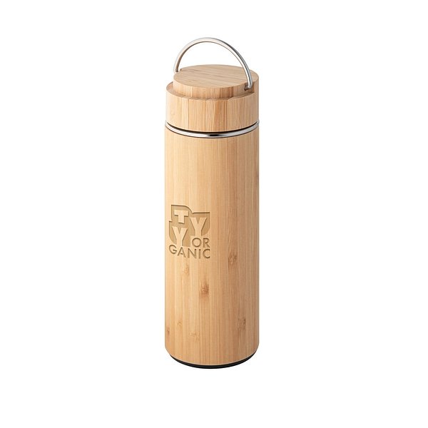 Isolierflasche aus Bambus 440ml Dineli