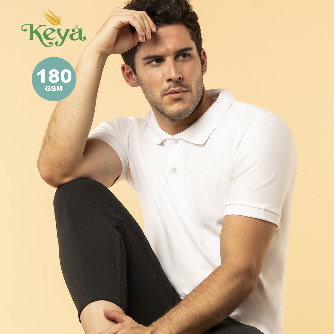 Erwachsene Weiß Polo-Shirt "keya"