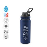 Trinkflasche aus 90% recyceltem Aluminium mit PP-Verschluss Ylanst