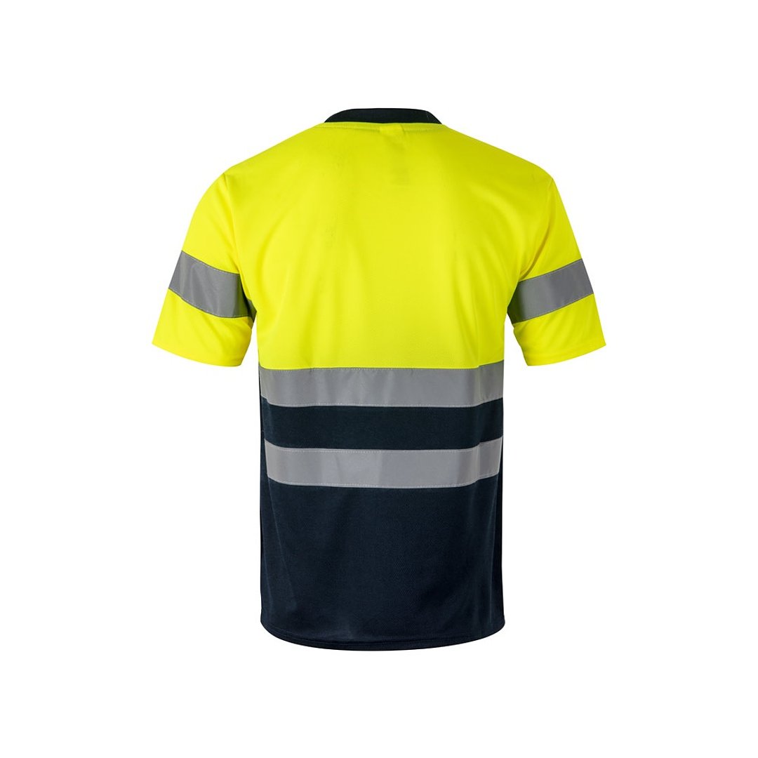 Zweifarbiges technisches T-Shirt mit Bird-Eye-Design (140 g/m²), aus Polyester (100%) Aniafeni