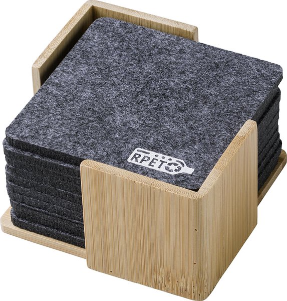 rPET-Filz-Untersetzer-Set Annel