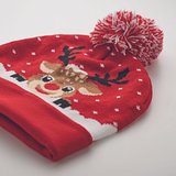 Weihnachtliche Strickmütze Tria