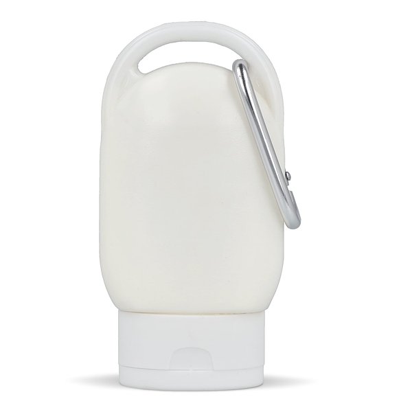 Sonnenschutzlotion mit Karabiner SPF30 aus recyceltem Material Hatrudi
