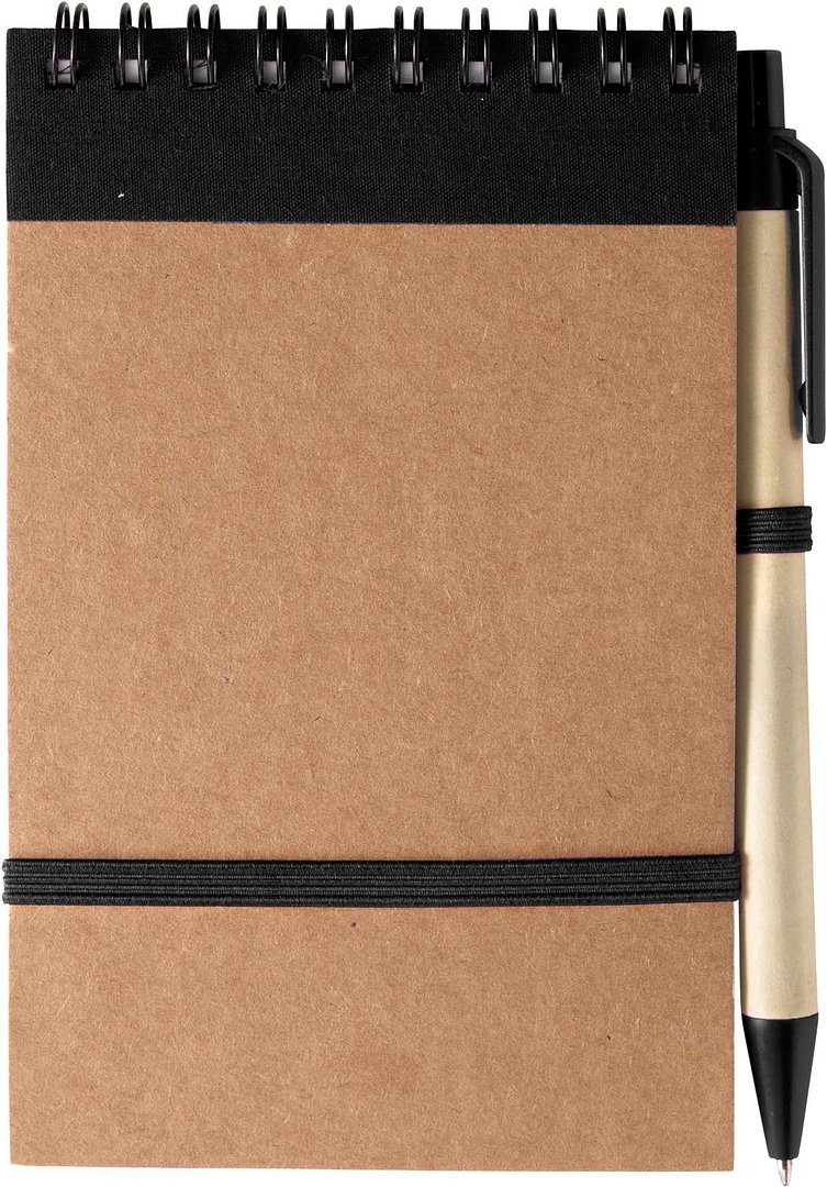 Notizbuch aus recyceltem Karton Held