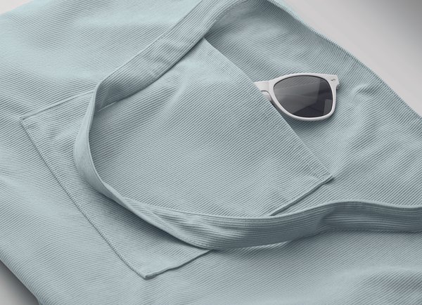 Einkaufstasche Kord-Polyester Hellani