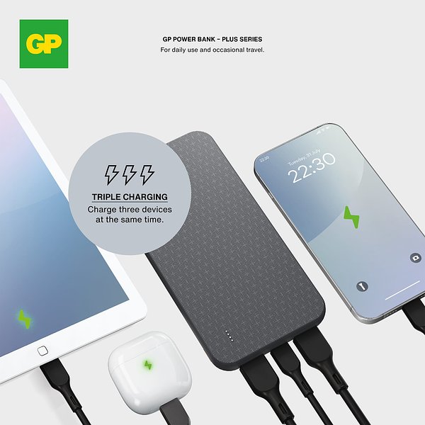 B+ Serie Powerbank 10000 mAh Stiafen