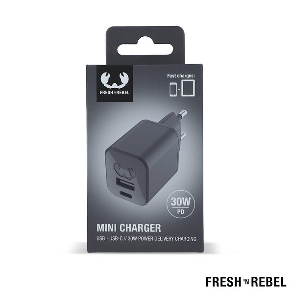 Mini Charger USB-C + A PD // 30W Chatia