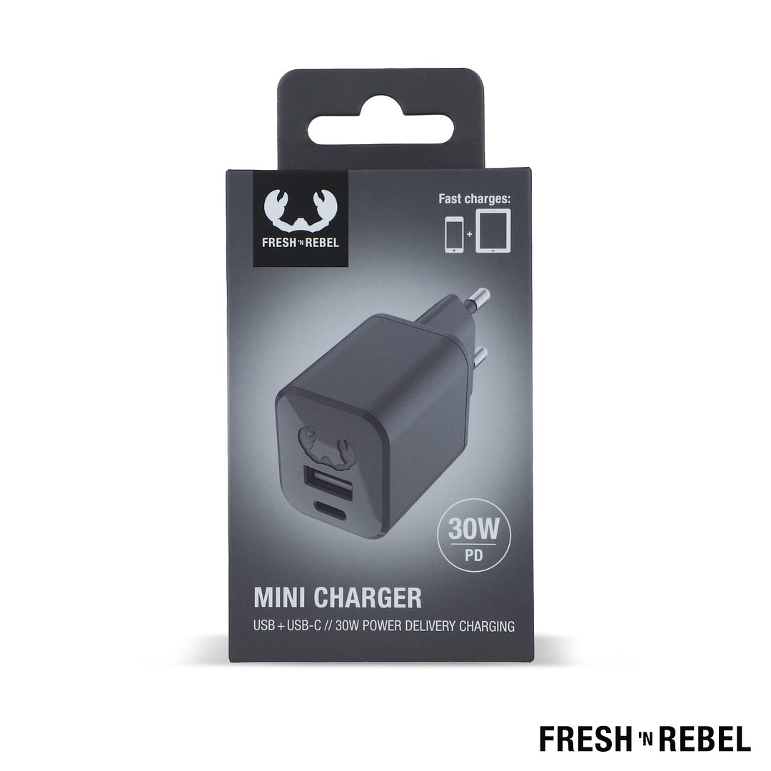Mini Charger USB-C + A PD // 30W Chatia