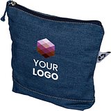 Kosmetiktasche aus recyceltem Denim Lüzzain
