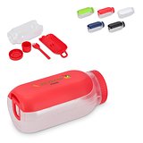 All-in-One-Lunchbox mit Soßenfach und Löffel-Gabel Aitlixl