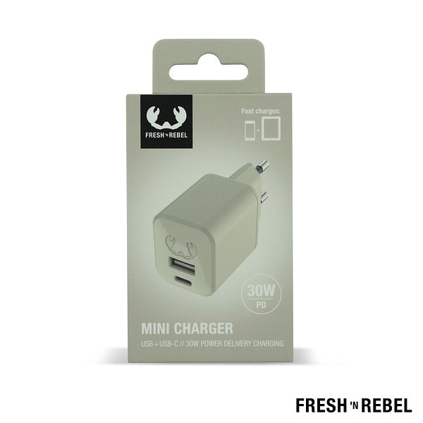 Mini Charger USB-C + A PD // 30W Chatia