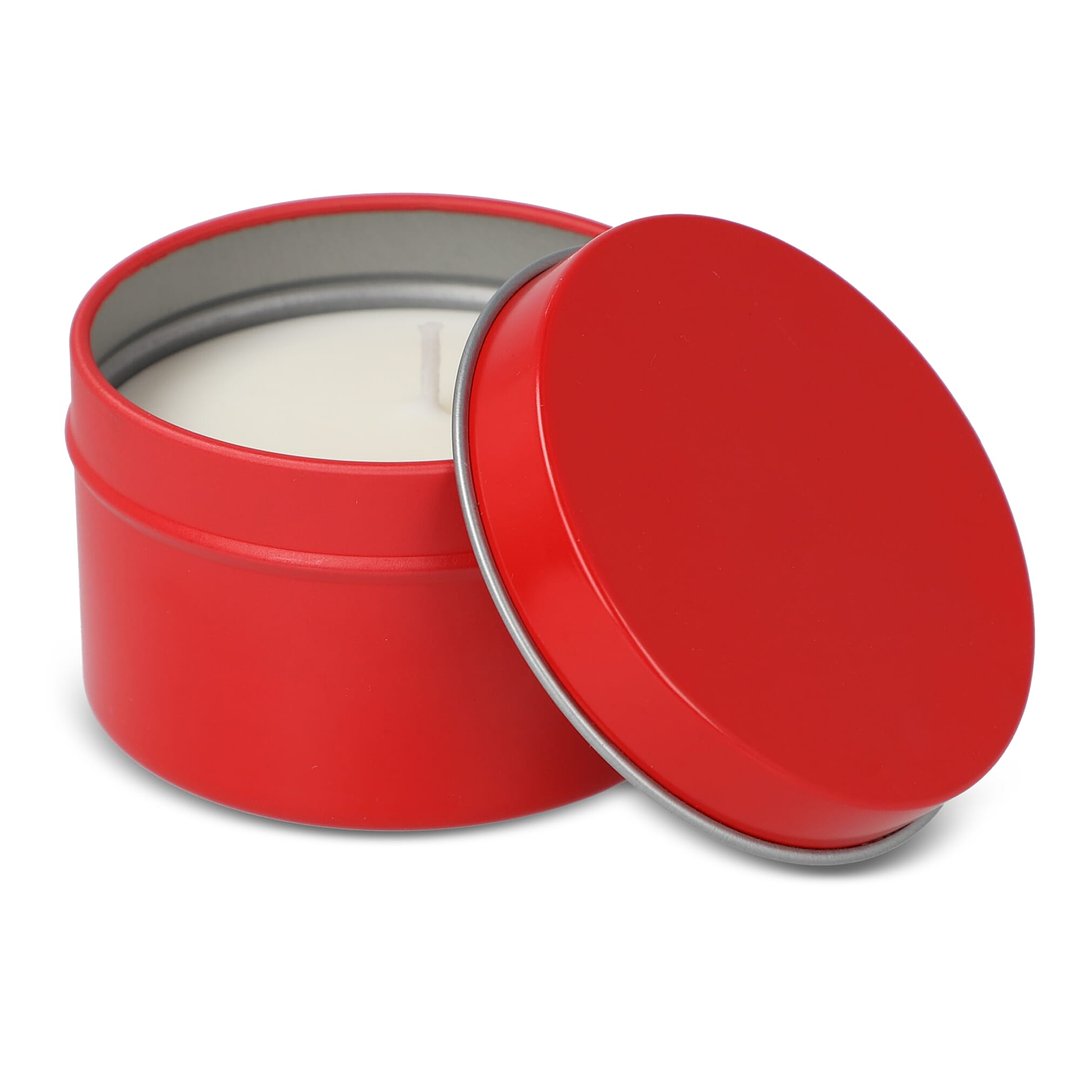 Kirtan-Duftkerze auf Pflanzenbasis in großer recycelter Dose Ellia